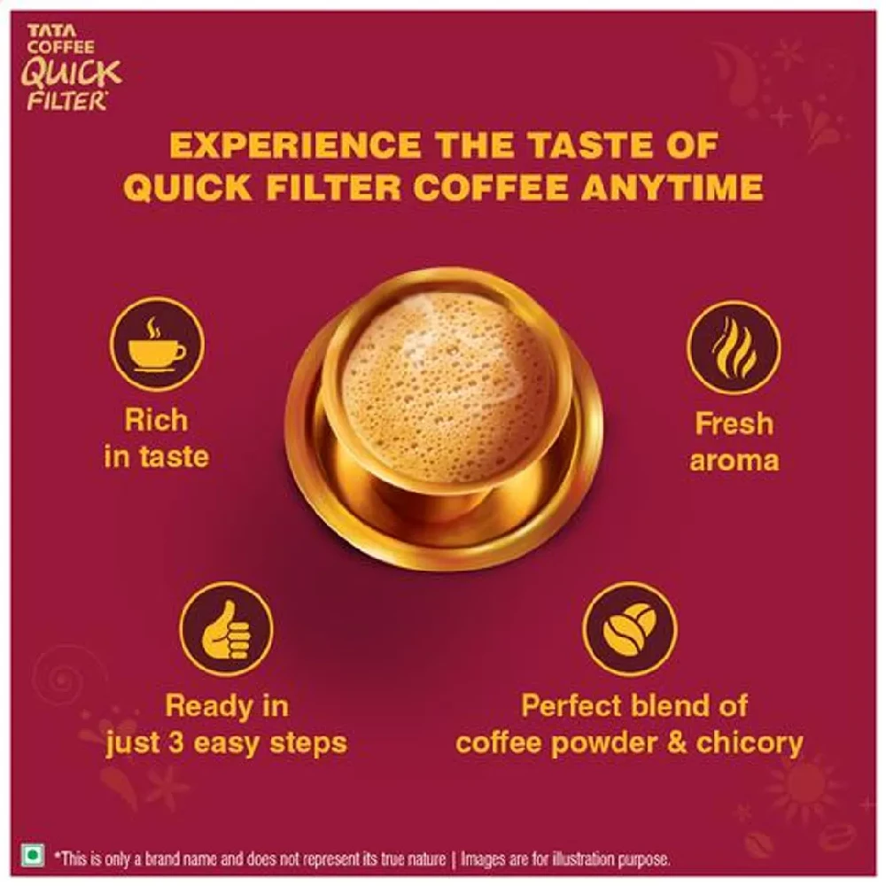 Tata Coffee Quick Filter - Authentic Taste, 50 g-5.webp